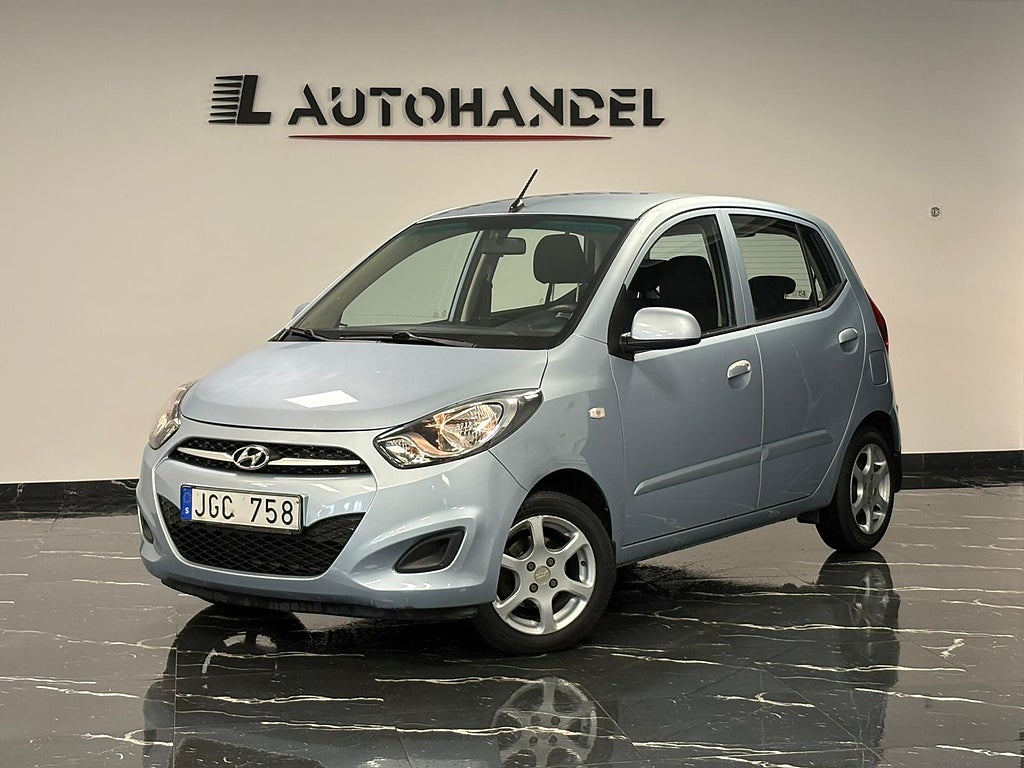 Hyundai i10 1.1 iRDE Premium Lågmil Nybesiktigad 69Hk