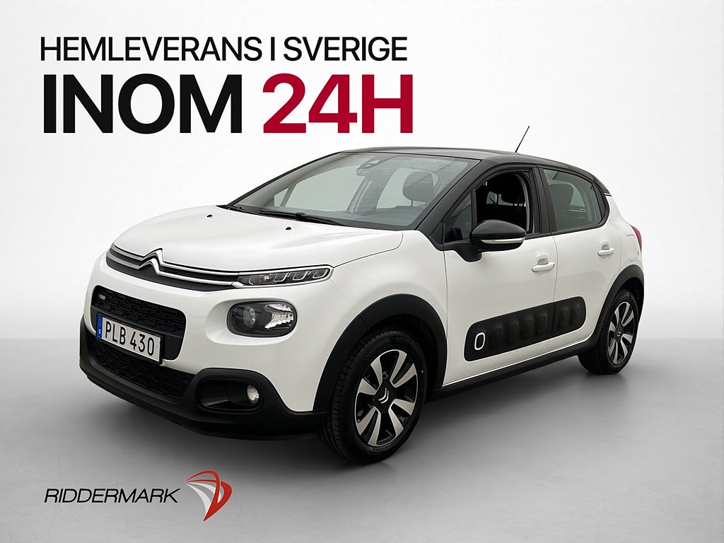 Citroën C3 1.2 PureTech 82hk CarPlay P-Sensorer