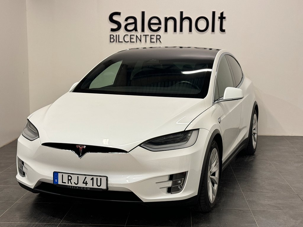 Tesla Model X Long Range/AWD/7-Sits/Luftfjädring/Drag/Moms