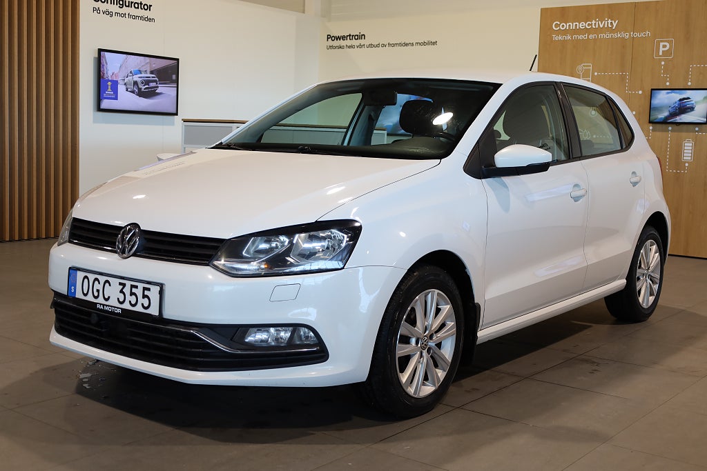 Volkswagen Polo 5-dörrar 1.2 TSI M-Värme Blåtand Nyservad 2017