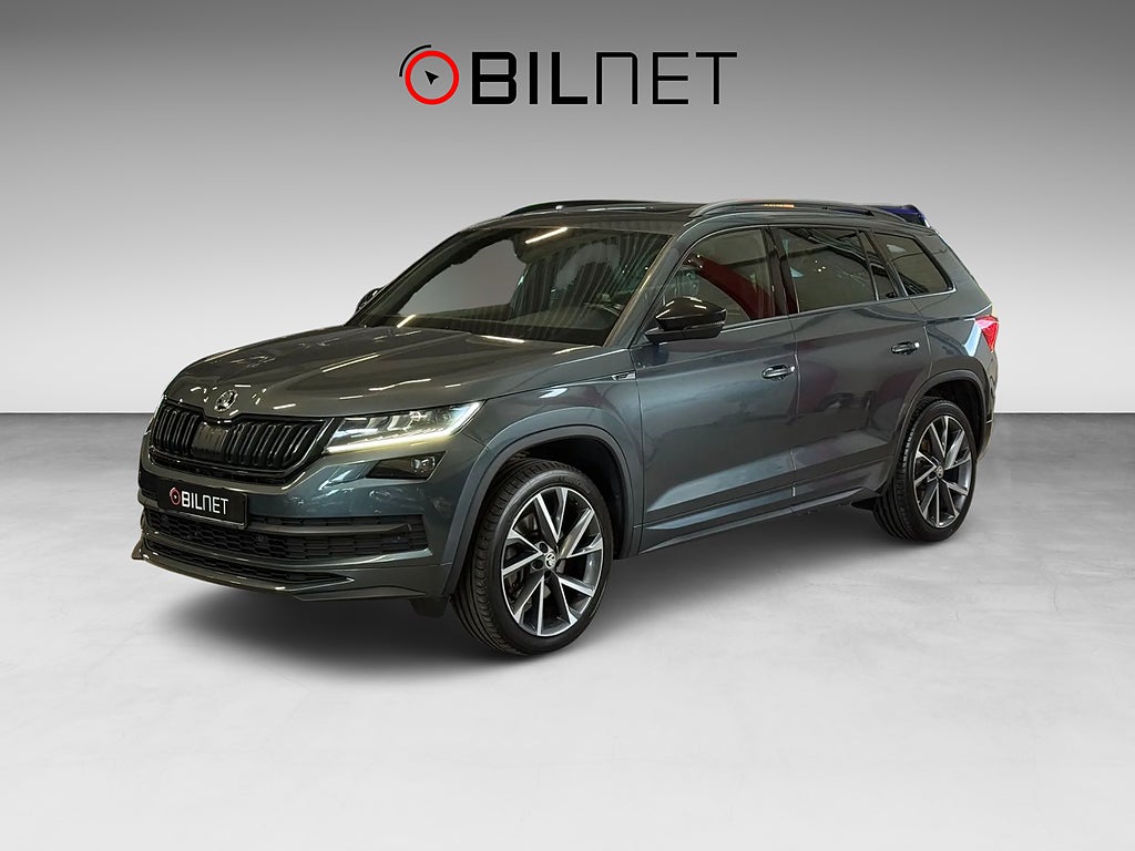Skoda Kodiaq 7-Sits 2.0 TDI 4x4 Sportline Panorama Elstol Drag