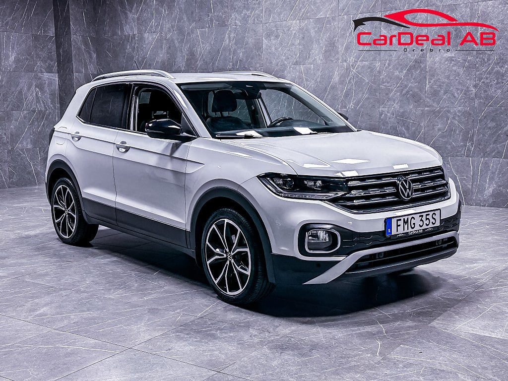 Volkswagen T-CROSS 1.0 TSI OPF GT P-sensorer adaptiv farhållare MOMS