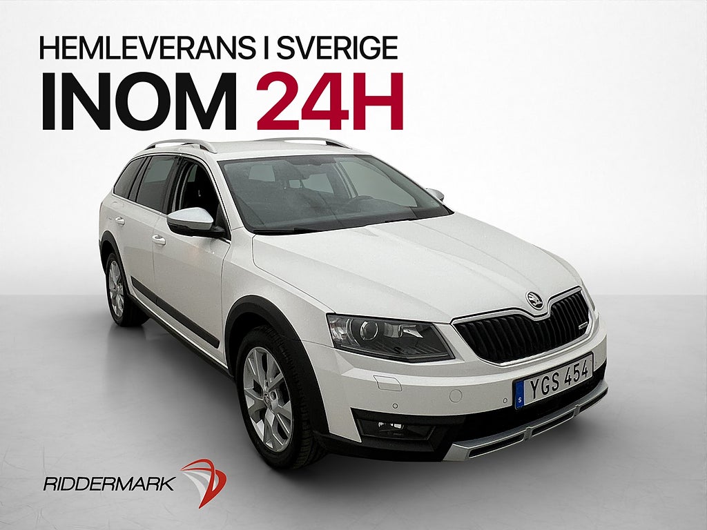 Skoda Octavia Scout 2.0 TDI 4x4 Premium D-Värm Kamera Drag