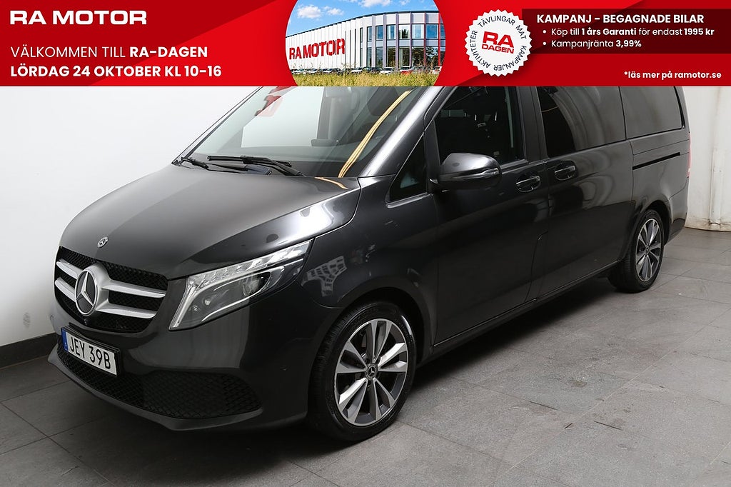 Mercedes-Benz V220 220d 3.1t 9G-Tronic 163hk I 360°-kamera I Drag I 7-sits 2019