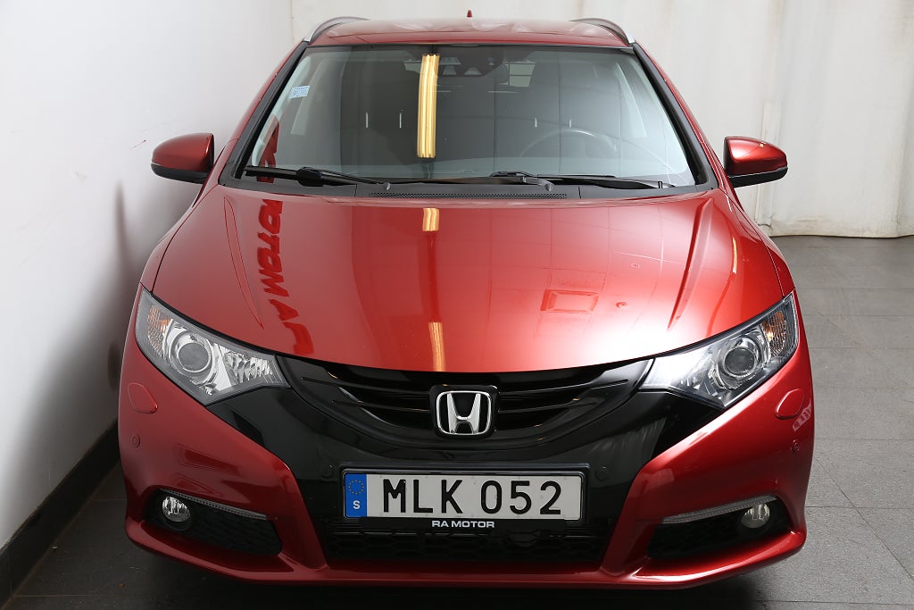 Honda Civic Tourer 1,6 i-DTEC Executive Skinn Kamera Värmare Drag
