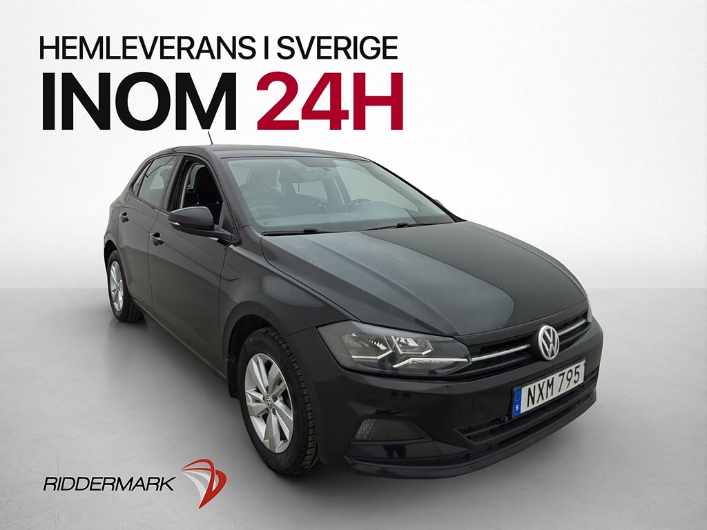 Volkswagen Polo 1.0 TSI 95hk M-Värmare Farthållare Nyservad