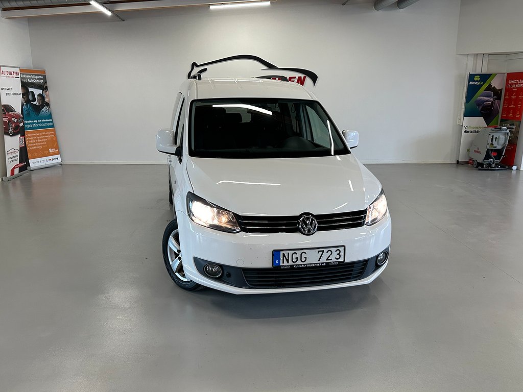 Volkswagen Caddy Maxi Kombi 2.0 EcoFuel|Nykam|7-Sits|Nyserv|Euro 5