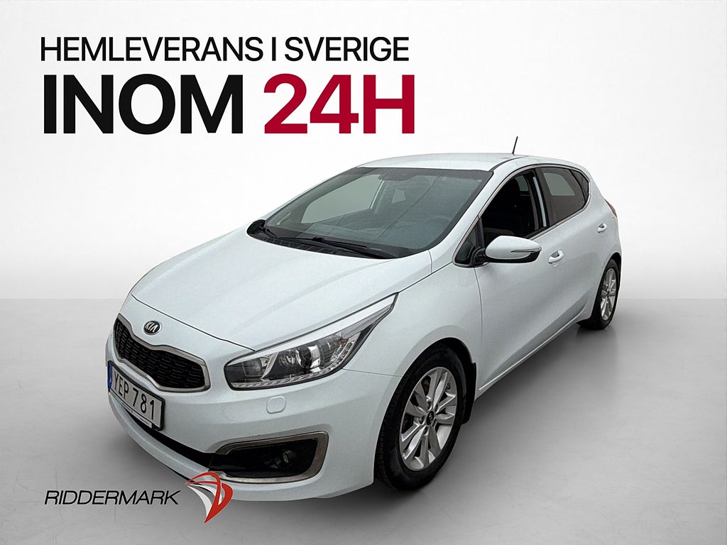 Kia Ceed 1.6 GDI 135hk Navigation P-Sensorer Rattvärme