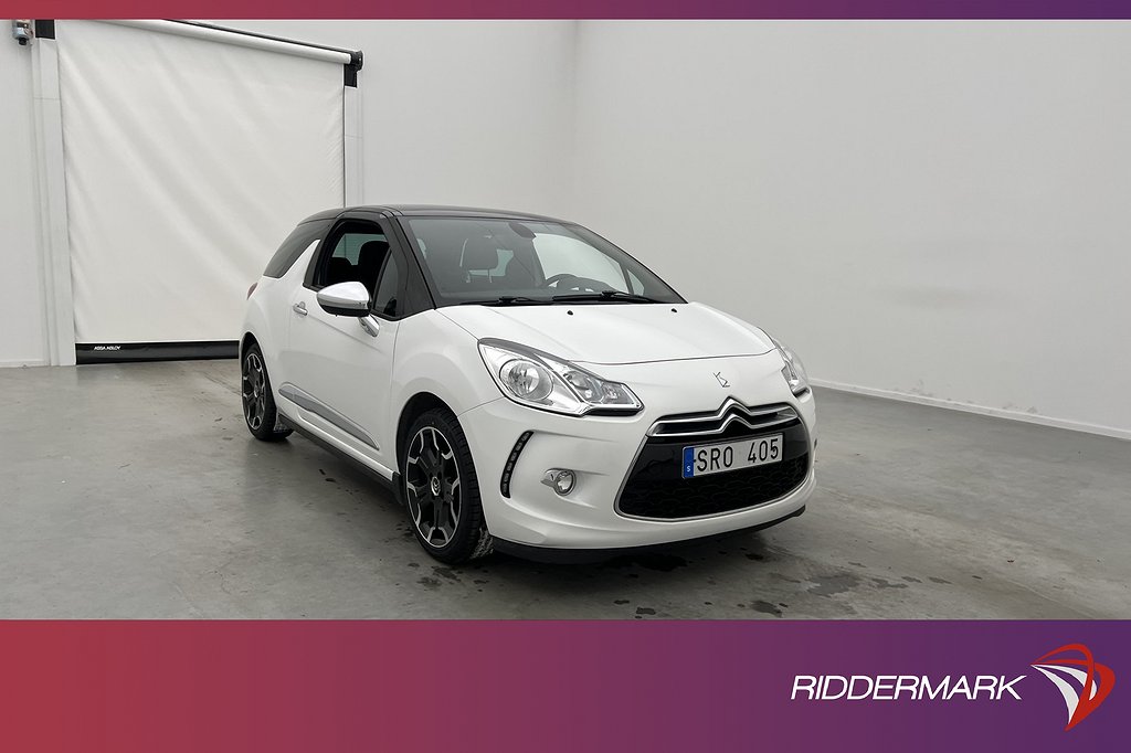 Citroën DS3 1.6 Airdream 92hk Sensorer Farthållare 0,35l/mil