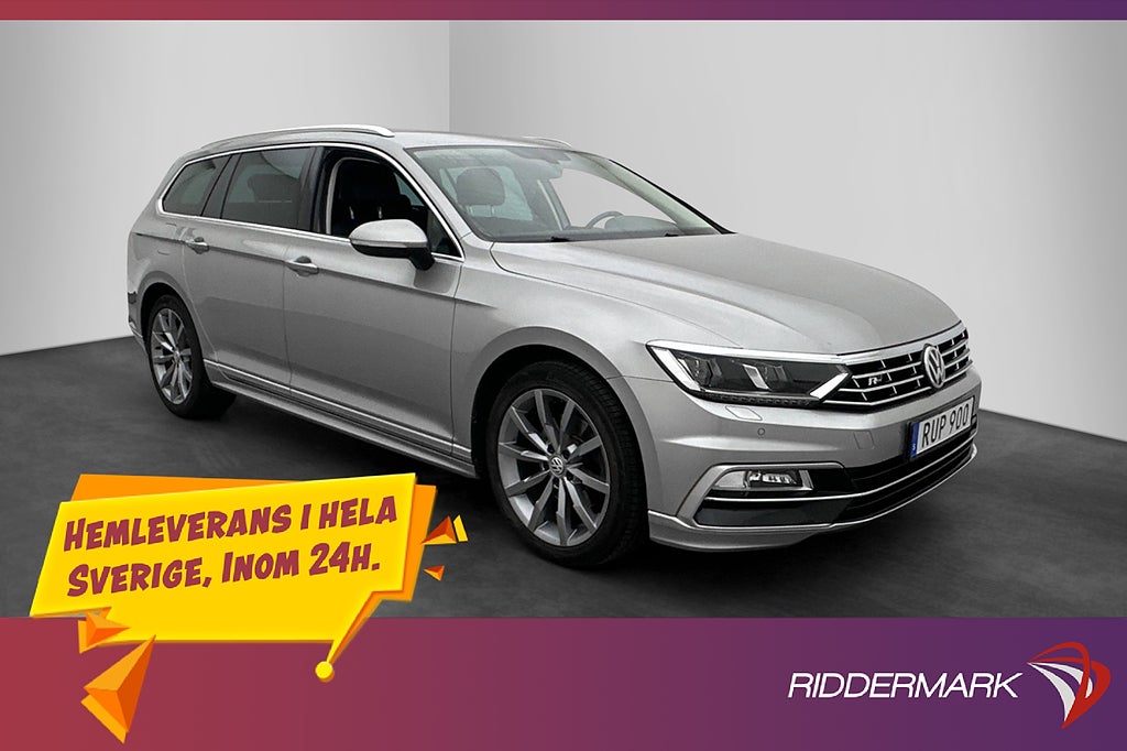 Volkswagen Passat 2.0 R-Line Rattvärm Kamera Drag Adapt fart