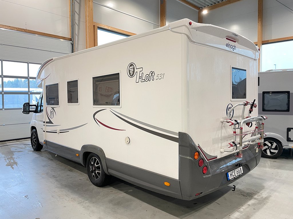 Elnagh T-Loft 531 / B-körkort / Solcell / Taksäng / Ugn - Elnagh