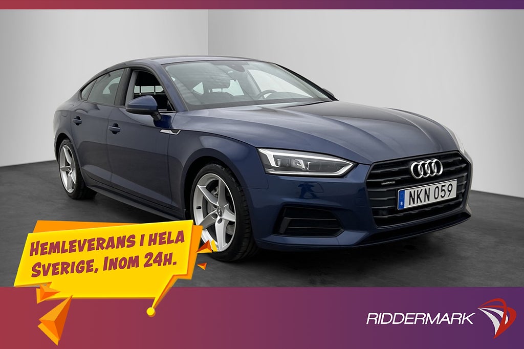 Audi A5 Sportback 2.0 TDI Quattro Proline Sensorer Rattvärme