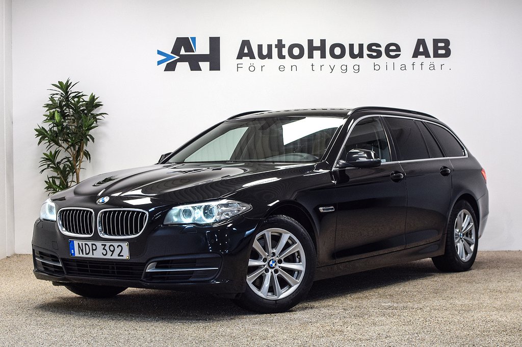 BMW 520 d Touring 190HK P-sensorer Rattvärme Svensksåld