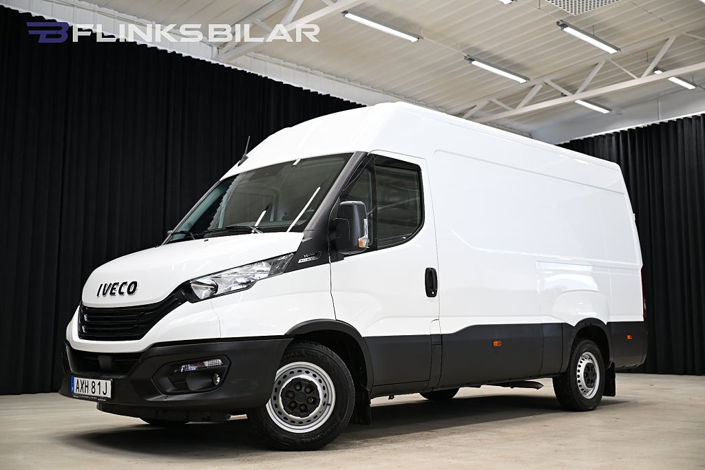 Iveco Daily 136HK L3H2 Automat|Webasto|3.5ton-drag|Lågmil|Leasbar