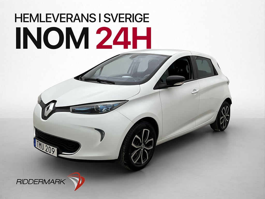 Renault Zoe R240 22 kWh 88hk Life Friköpt Batteri Navigation
