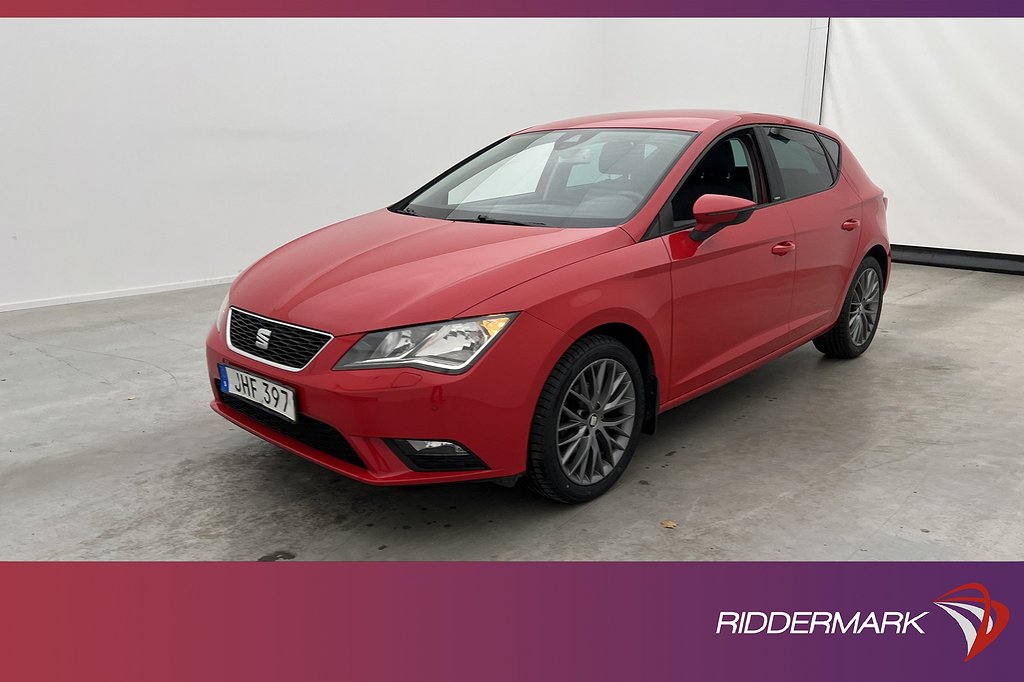 Seat Leon 1.2 TSI 105hk ITECH Sensorer Halvskinn Farthållare