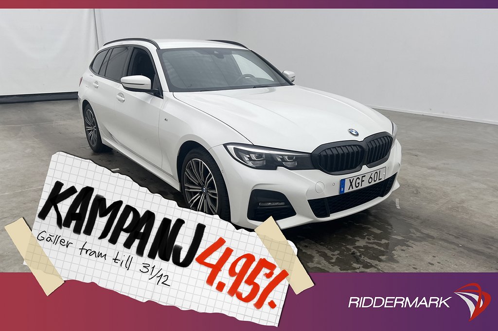 BMW 330 e xDrive Touring 292hk M Sport HiFi Kame 4,95% Ränta