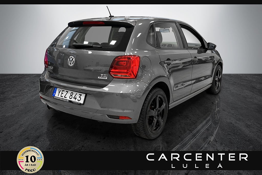 Volkswagen Polo 5-dörrar 1.2 TSI BMT Bluetooth (SÅLD)