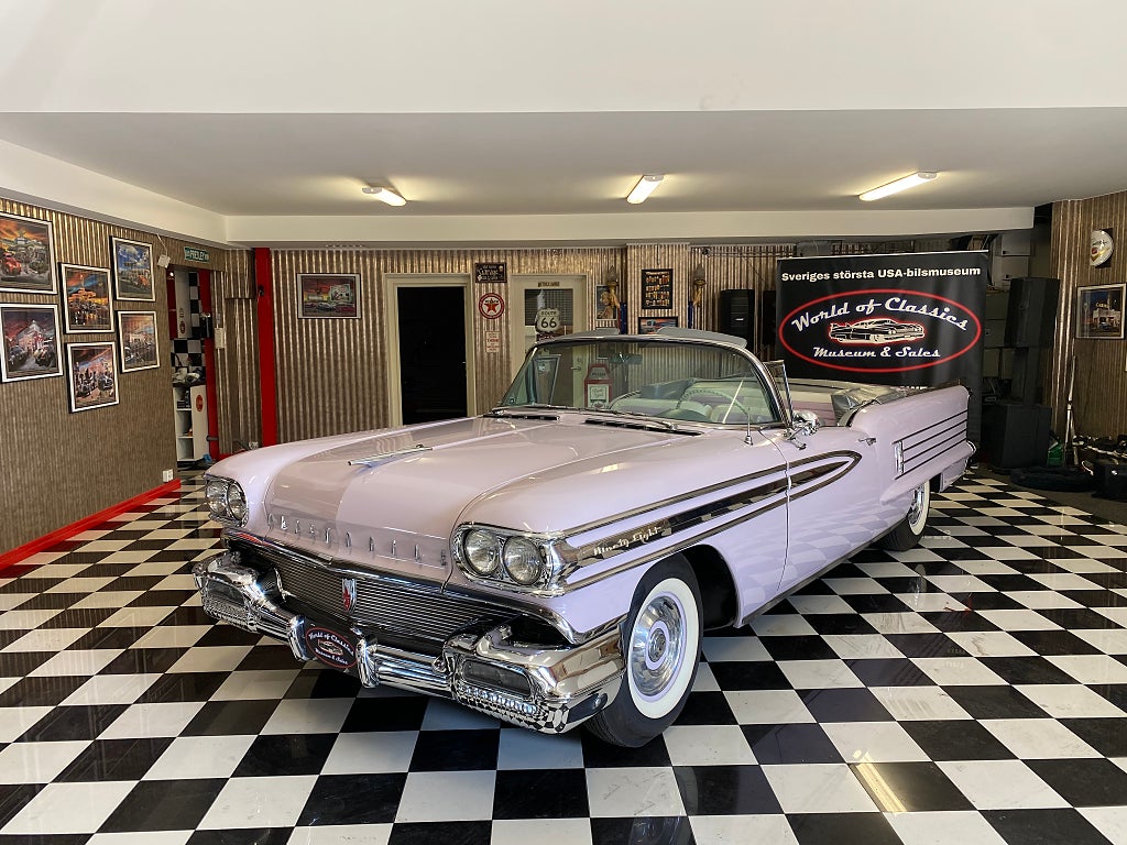 Oldsmobile 98 cab J2 3 x 2 port - 58 superfin bil