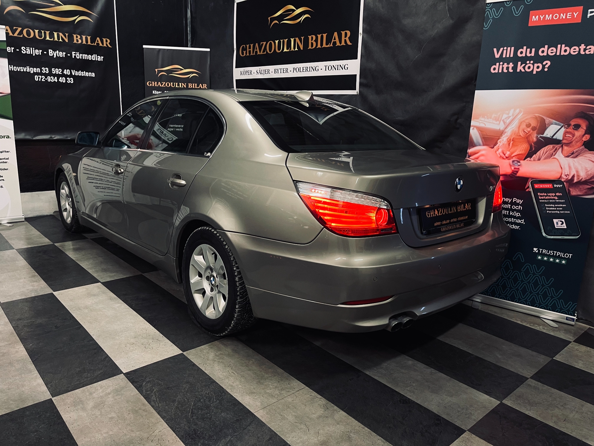 BMW 525 i Sedan 218hk LÅGMILARE/DRAGKROK 2008, kuva 3/44