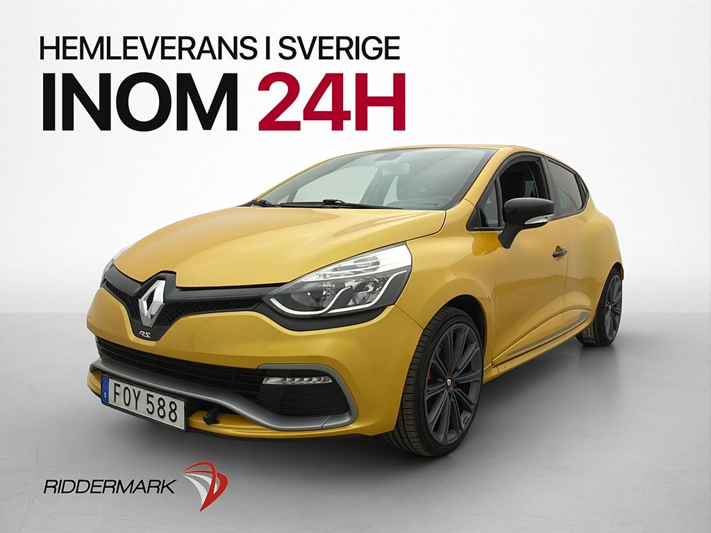 Renault Clio RS 1.6 200hk BASS Reflex Navi Halvskinn