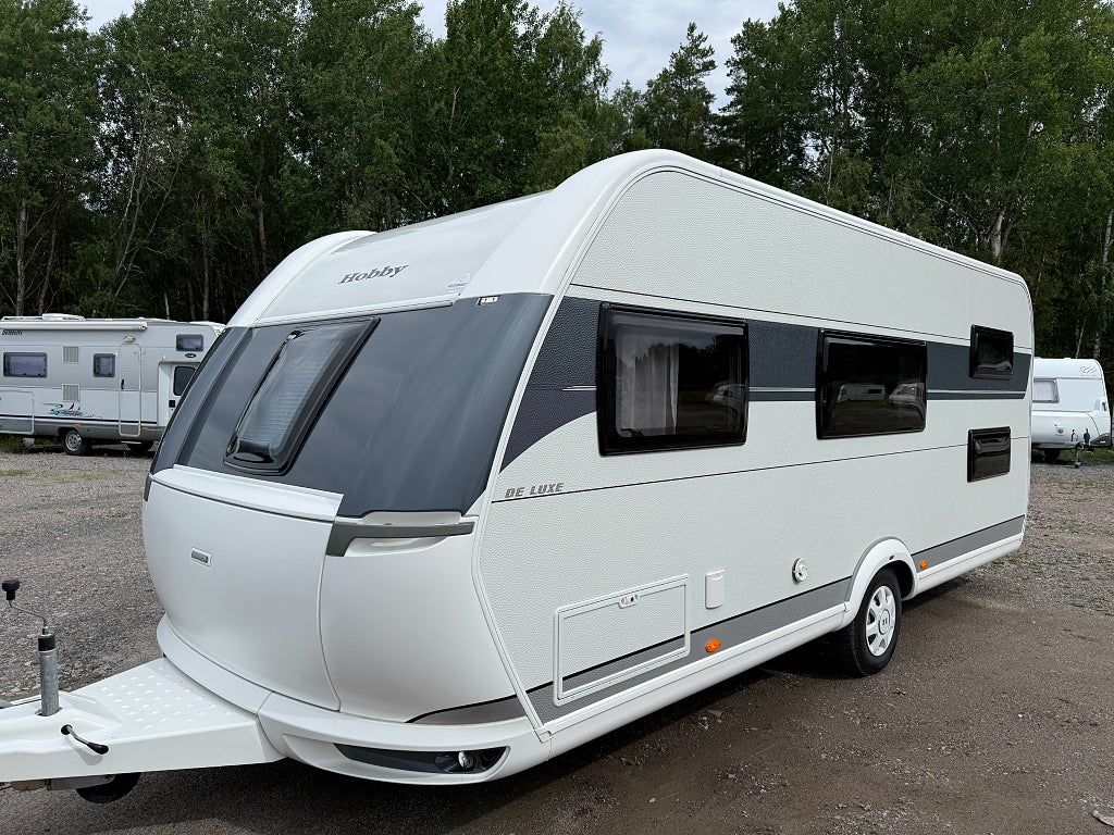 Hobby 545 KMF De Luxe Uttagen 2024-08-29 1ägare Svensksåld Ev byte bil