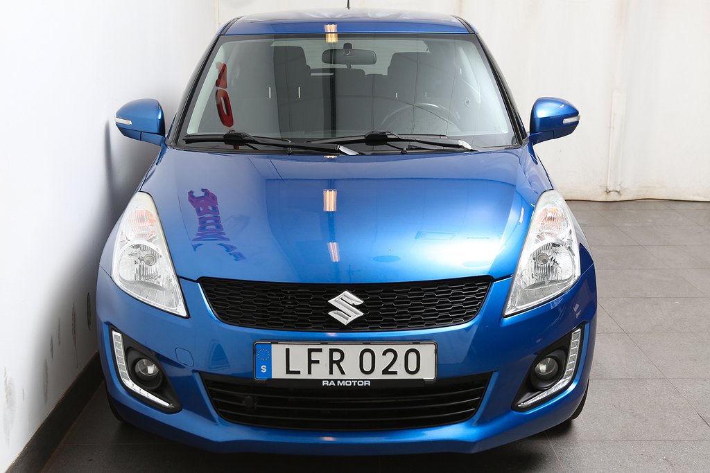 Suzuki Swift 1,2 VVT 94hk 5D Keyless Bluetooh Motorvärmare 2016