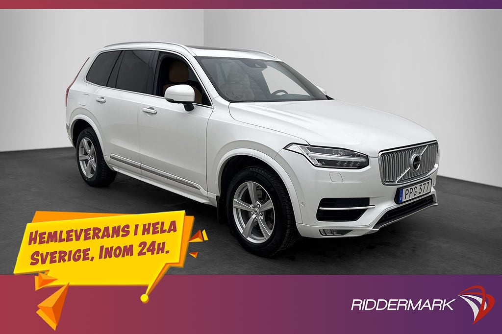 Volvo XC90 D5 AWD Inscription First Edt 7 Sits B&W Pano 360°