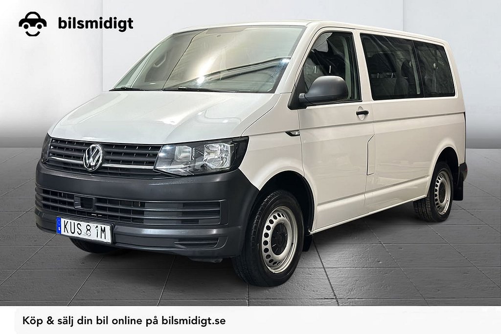 Volkswagen Transporter T30 2.0 TDI 9-sits Drag Värmare Moms