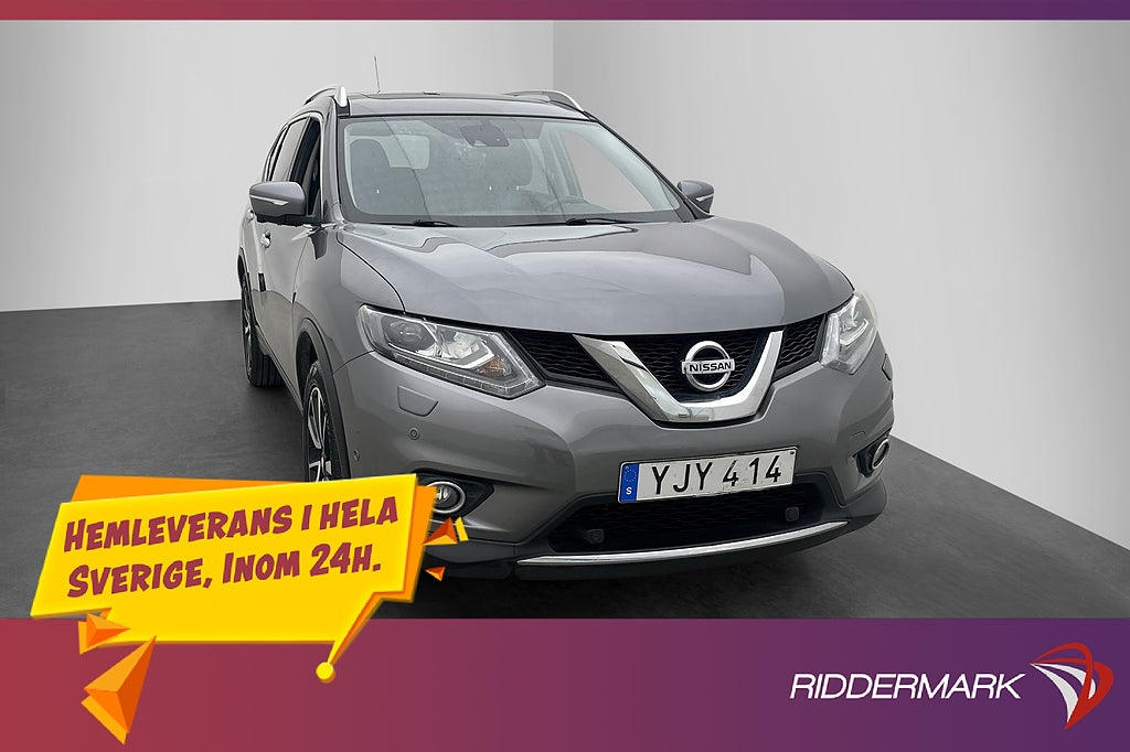 Nissan X-Trail 1.6 DIG-T Tekna 360° Pano Navi Skinn Drag