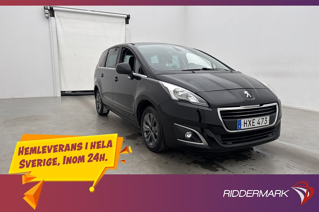 Peugeot 5008 1.2 PureTech 131hk 7 Sits Farthållare Dragkrok