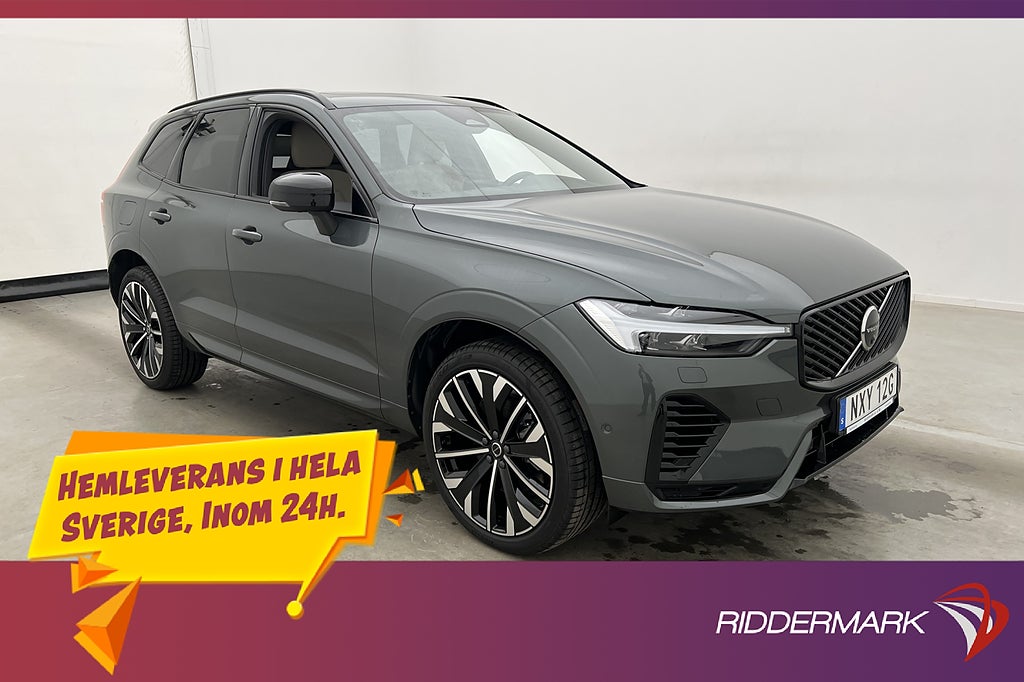 Volvo XC60 T6 350hk AWD Plus Dark Pano Skinn H/K 360° Drag