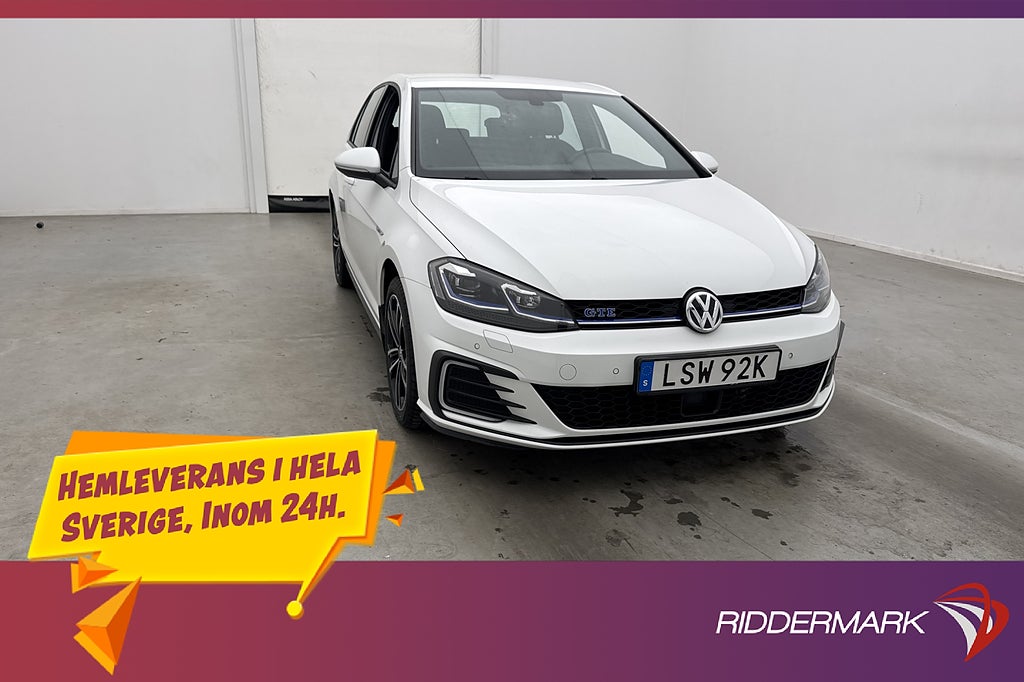 Volkswagen Golf Plug-in hybrid 204hk Cockpit Värmare CarPlay