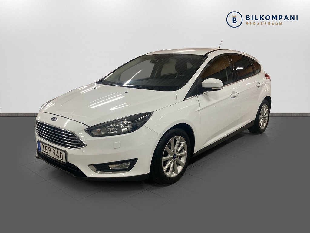 Ford Focus 1.0 125hk Titanium Backsensorer Carplay Keyless 