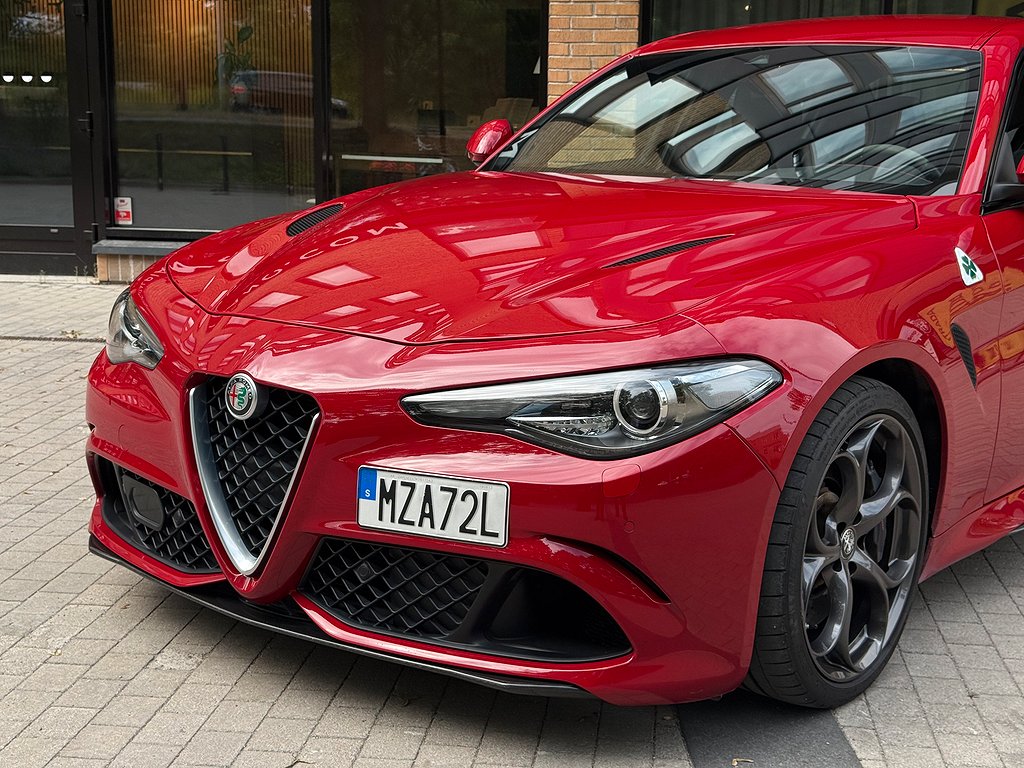 Alfa Romeo Giulia Quadrifoglio Automatisk, 8-trinn, 510ps, 2019