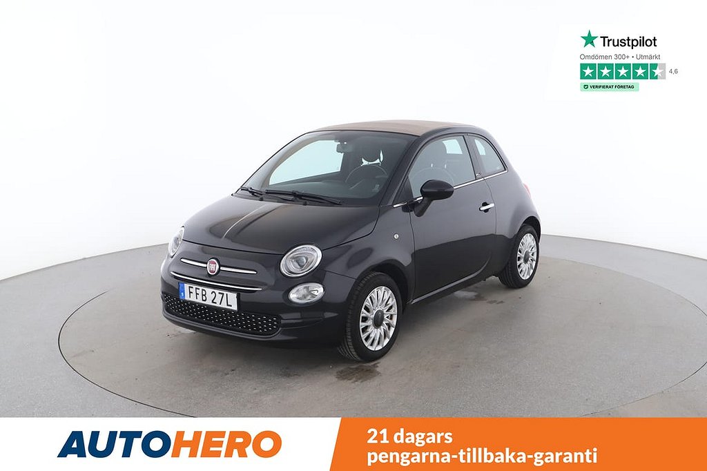 Fiat 500 / Lane-assist, PDC-bak