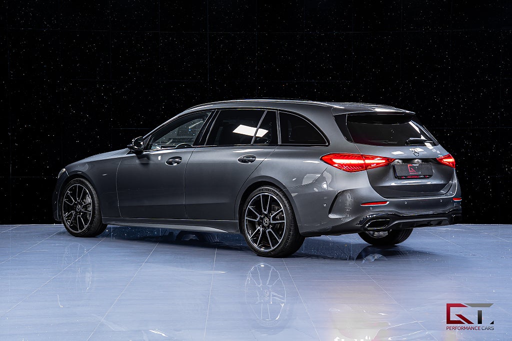 Mercedes-Benz C220 T d AMG Pano Drag Värmare ACC Akustikglas Night-P 360°