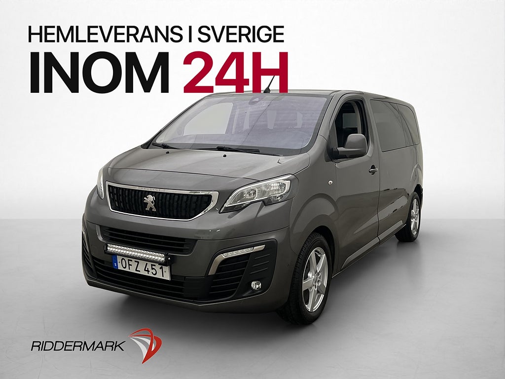 Peugeot Expert Traveller Pano Drag Skinn Kamera CarPlay