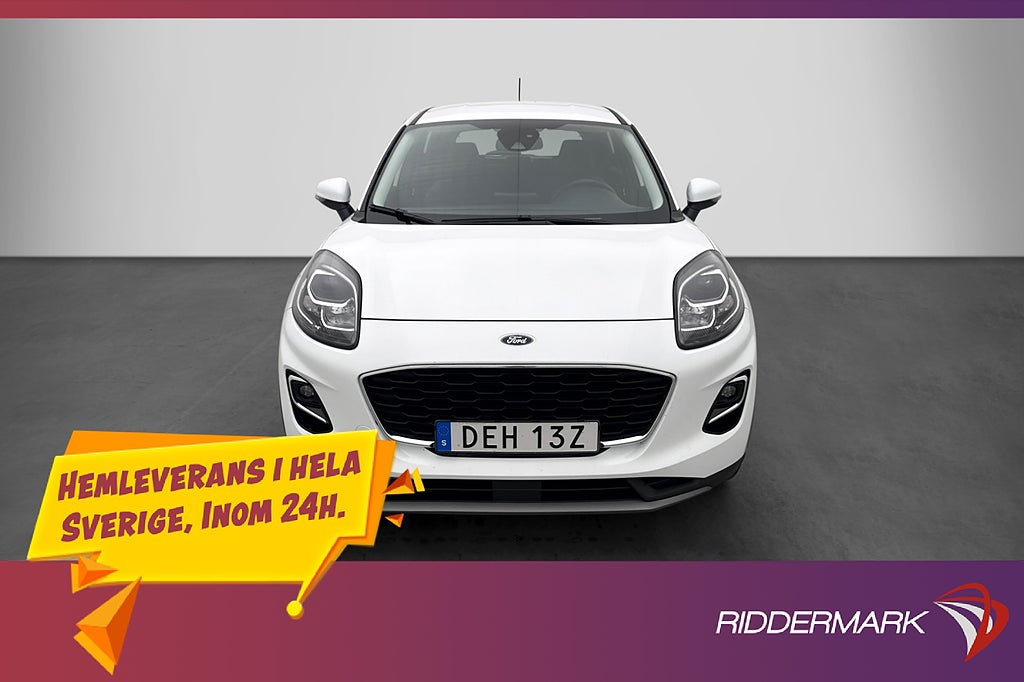 Ford Puma 1.0 Hybrid 125hk Titanium Rattvärme Lane-Assist