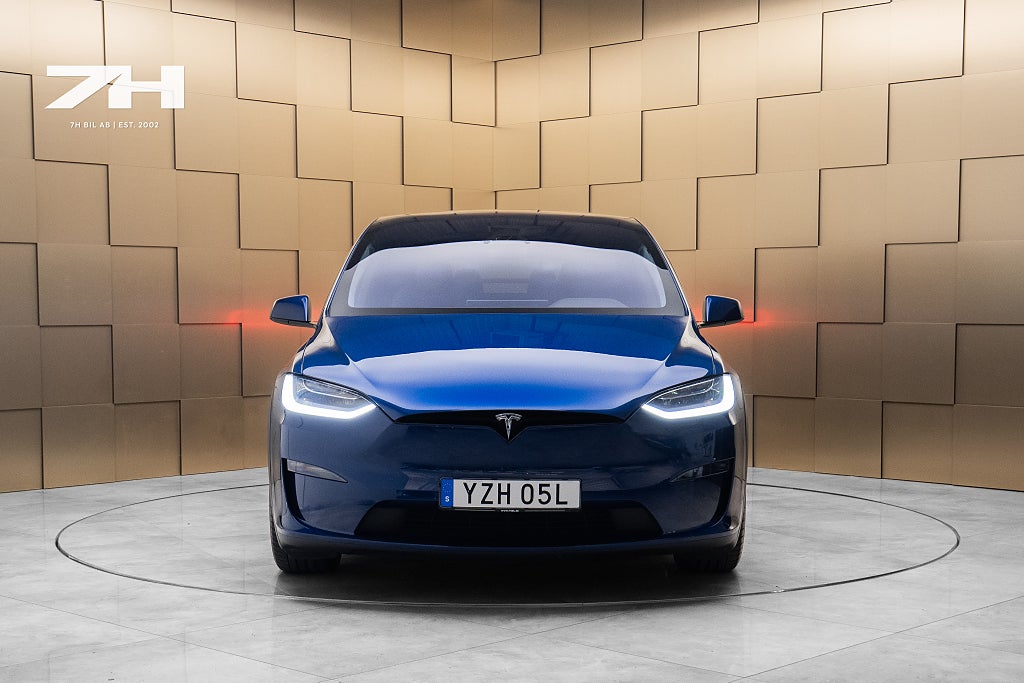 Tesla Model X Plaid / Uppdaterad Autopilot / 6-sits / Drag