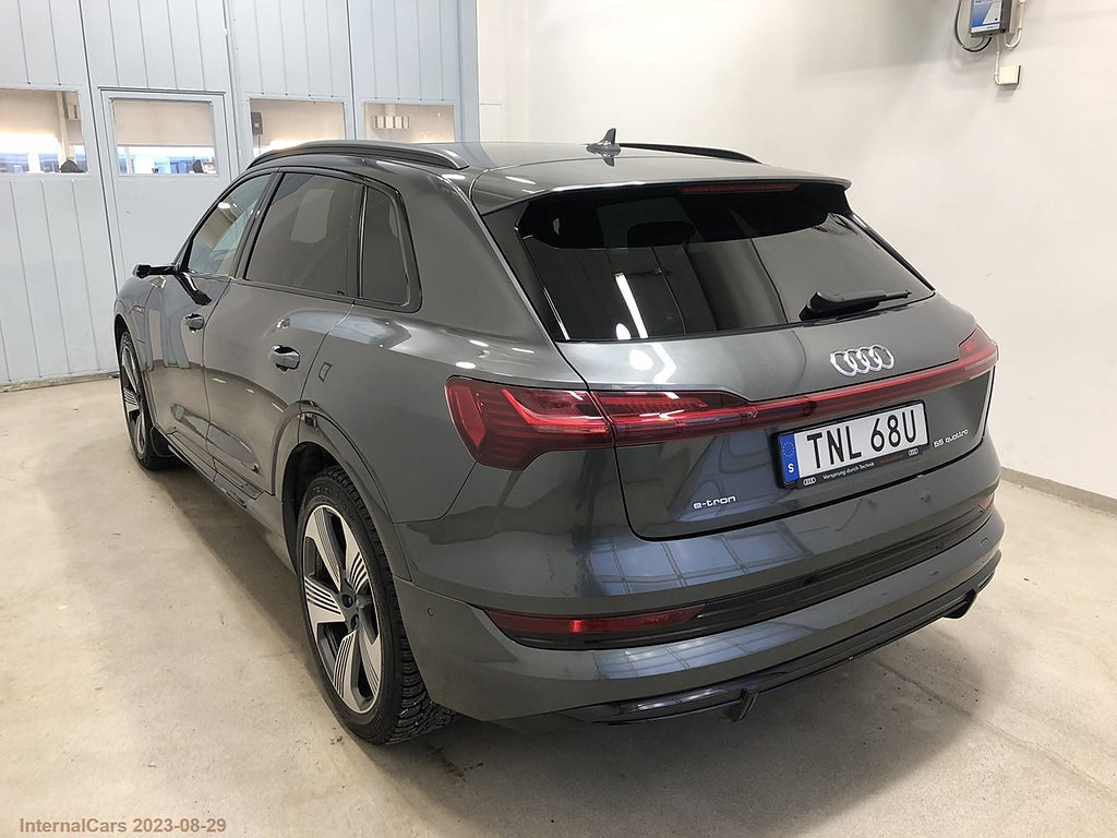 Audi e-tron 55 quattro S-Line 408hk Panorama, BO,Läder
