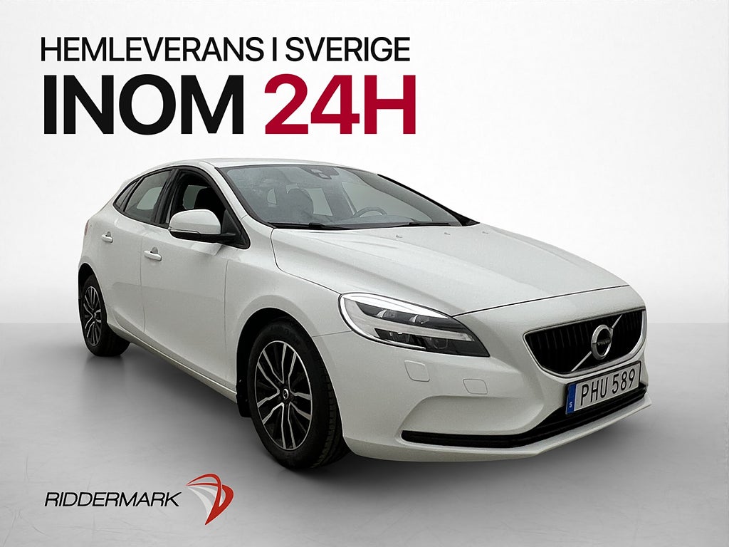 Volvo V40 T3 152hk Momentum VOC Värmare Halvskinn Bluetooth