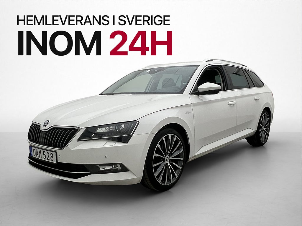 Skoda Superb 2.0 TDI L&K Värmare Canton Drag Kamera Skinn