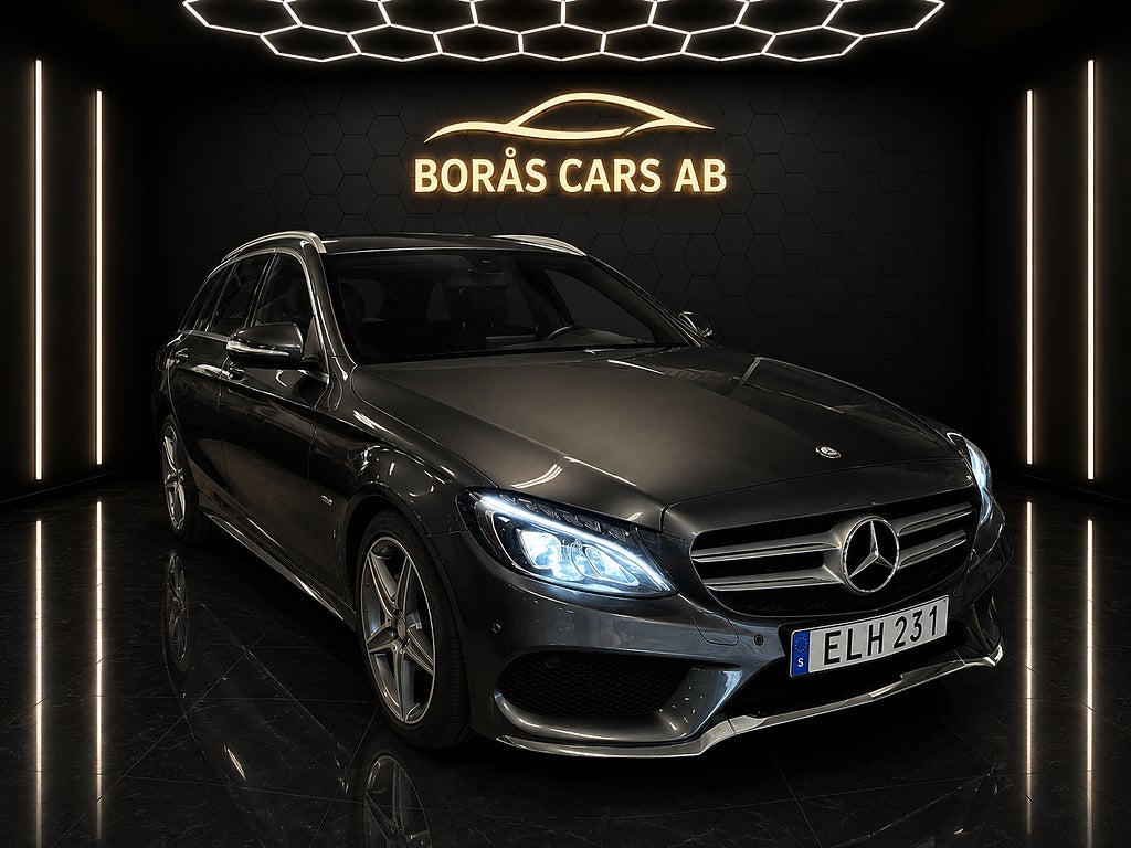 Mercedes-Benz C 220 (170hk) 7G-Tronic *AMG Line*900kr/mån*dragkrok