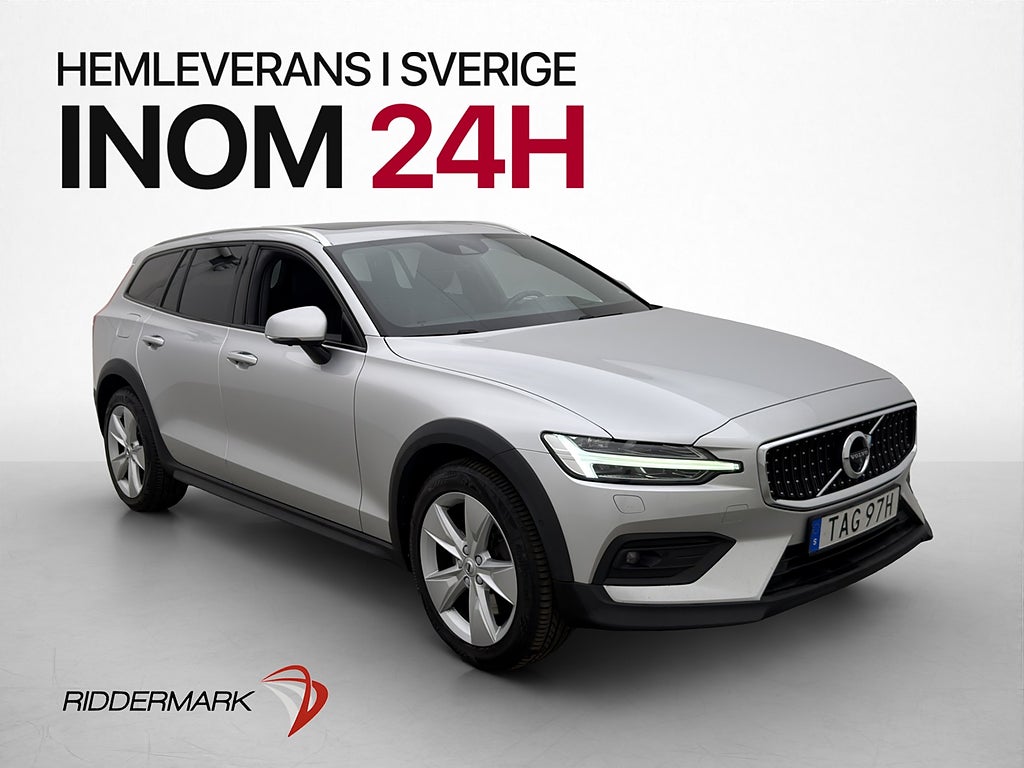 Volvo V60 Cross Country D4 AWD Pano Skinn H/K 360° HuD Värm