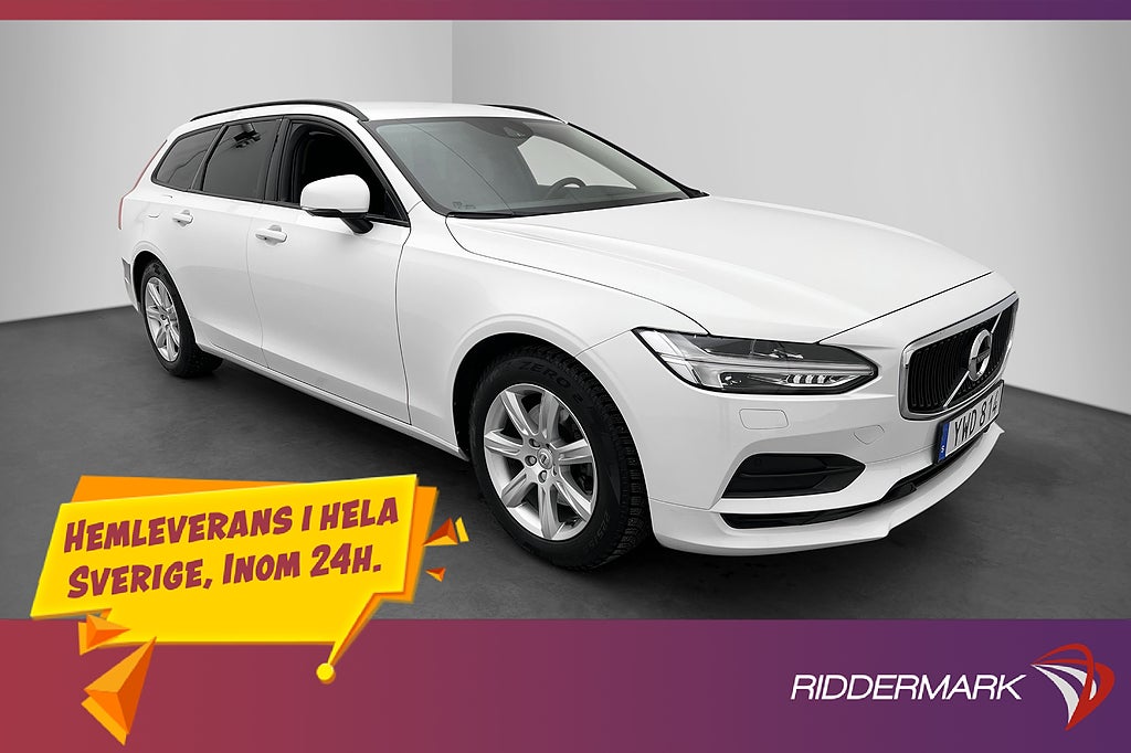 Volvo V90 D3 150hk Kinetic VOC Värmare Rattvärme CarPlay