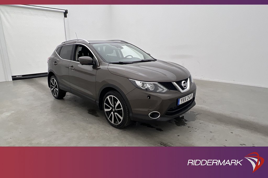 Nissan Qashqai DIG-T 115hk N-Connecta Pano Värm 360° Drag