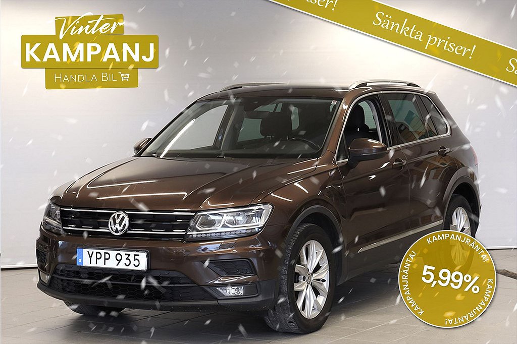 Volkswagen Tiguan 1.4 TSI 4M KAMPANJ 150hk B-Värm Drag Rattvärme SoV