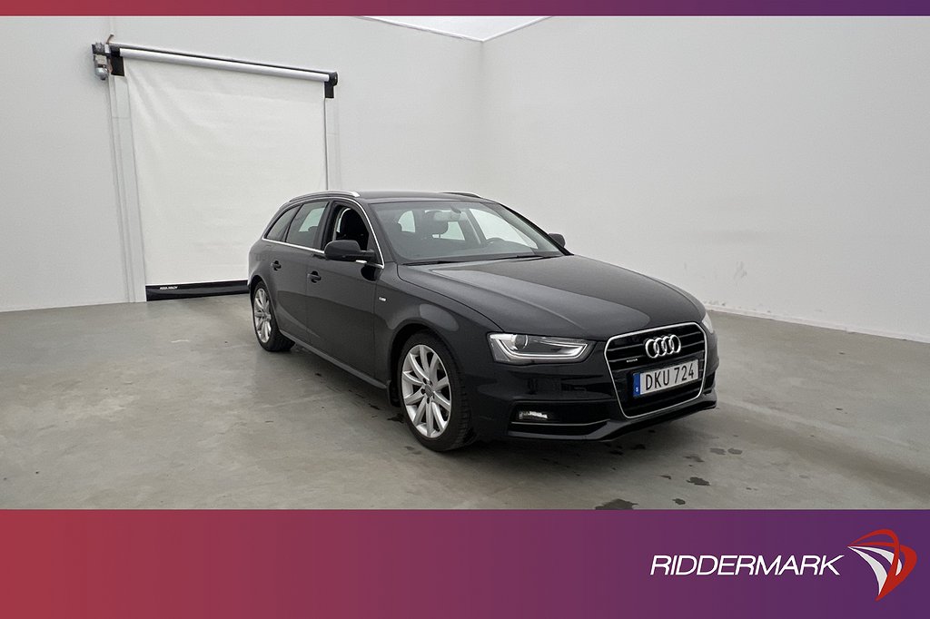 Audi A4 Avant 2.0 TDI 190hk Quattro S-Line Värmare Dragkrok