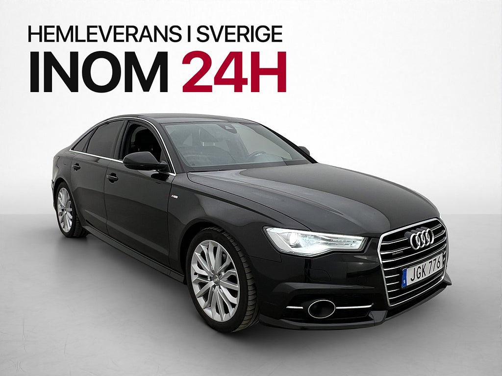 Audi A6 Sedan TDI Quattro 190hk S-Line Värmare Navi Sensorer